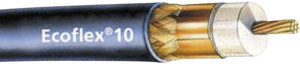 SSB Electronic Ecoflex 10, 6085 koaxiální kabel, vnější Ø: 10.20 mm, 50 Ω, 90 dB, černá, metrové zboží