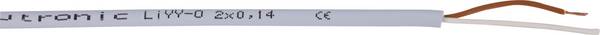 BKL Electronic LiYY 1506002/25 řídicí kabel 3 x 0.14 mm², 25 m, šedá