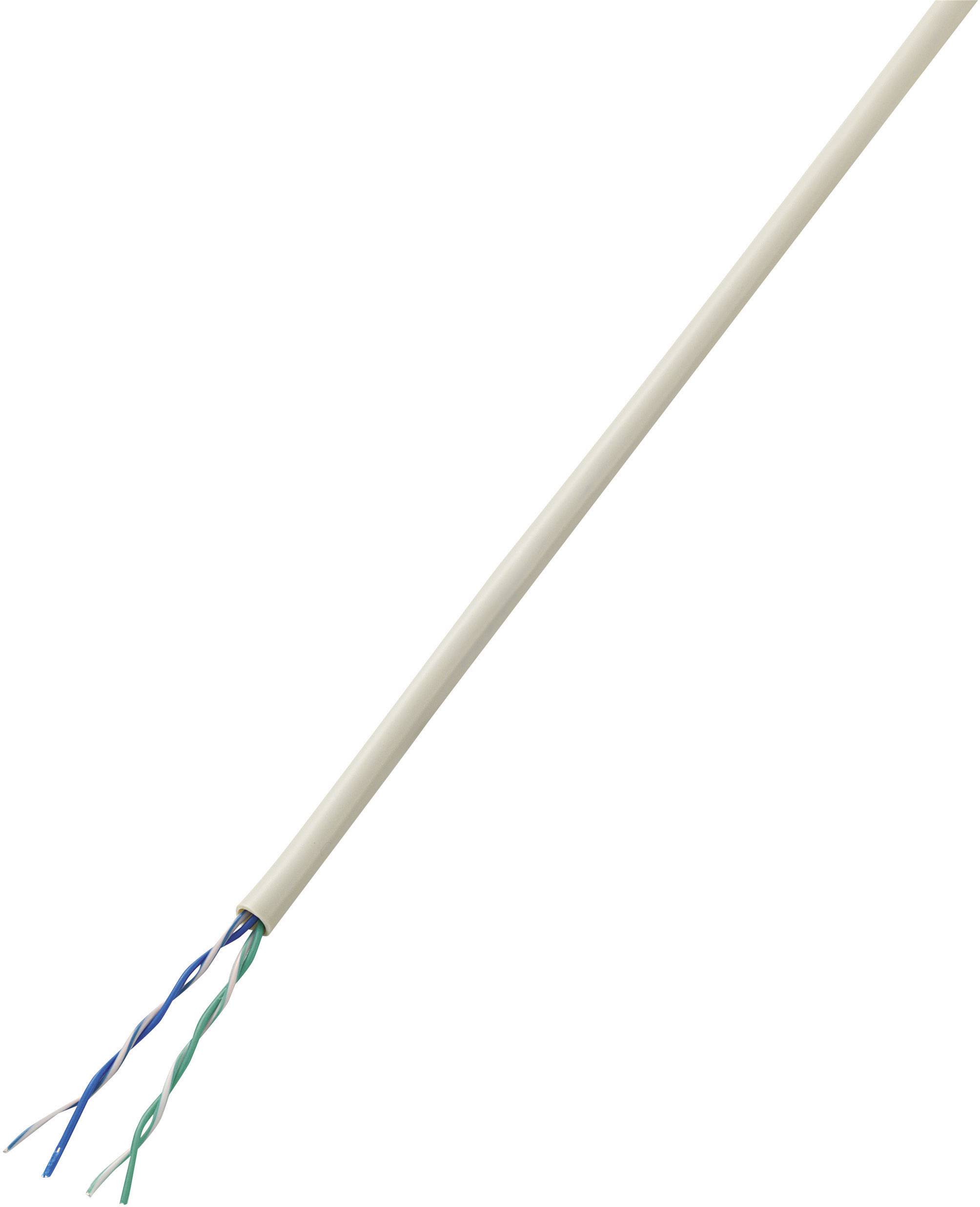 TRU COMPONENTS 1564538 telefonní kabel J-Y(ST)Y 2 x 2 x 0.6 mm šedá 50 m