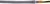 Opletený kabel s černě stříbrným pláštěm a žlutými, černými a oranžovými vodiči uvnitř.
