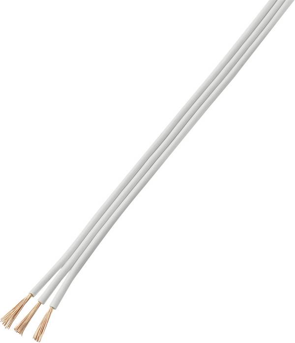TRU COMPONENTS 1566989 lanko/ licna  3 x 0.75 mm² bílá 20 m