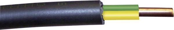 HELU 32003 SW zemnící kabel NYY-J-RE 1 x 10 mm² černá metrové zboží
