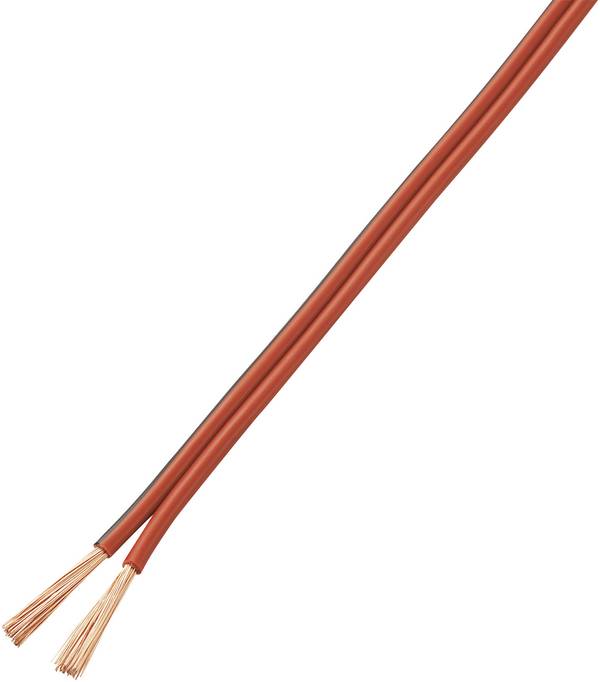 TRU COMPONENTS 1572357 lanko/ licna LiY-Z 2 x 2 mm² červená, černá 10 m