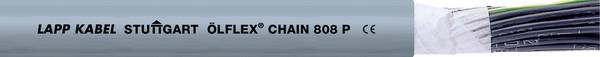LAPP 1027703 kabel pro energetické řetězy ÖLFLEX® CHAIN 808 P 5 G 0.5 mm² šedá metrové zboží