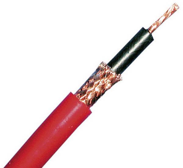 Stäubli SILI-SC, 61.7580-10021 koaxiální kabel, vnější Ø: 4.90 mm, 45 Ω, černá, metrové zboží