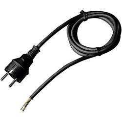 Síťový kabel Goobay 6726, zástrčka/otevřený konec, 0,75 mm², 1,5 m, černá