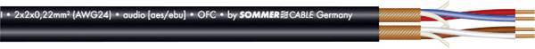Sommer Cable 200-0551 mikrofonový kabel UNITRONIC® MICROPHONE 2 x 2 x 0.22 mm² + 1 x 2 x 0.22 mm² černá metrové zboží