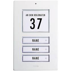 Doska zvončeka m-e modern-electronics KT 3-AW, biela