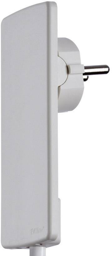 plochá zástrčka SchuKo EVOline EVOline Plug 1510.0000.0300, plast, S pomůckou po vytažení , 230 V, bílá