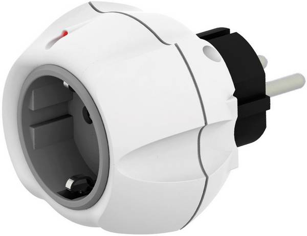 Ehmann 0460x0500 spínací mezizásuvka s přepěťovou ochranou    bílá