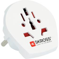 Cestovní adaptér Skross World to Europe 1.500211, CZ zástrčka, bílá