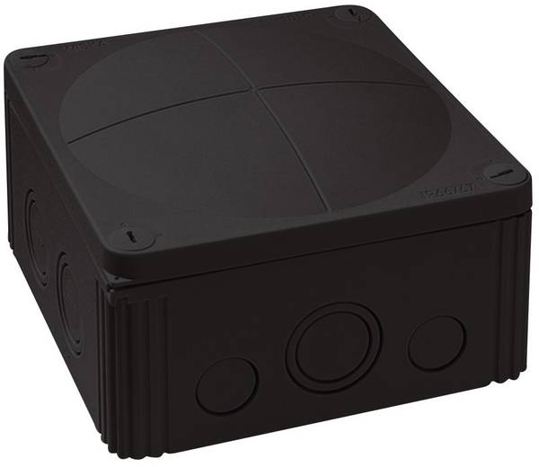 Wiska 10062214 rozbočovací krabice  (d x š x v) 140 x 140 x 82 mm černá IP66 / IP67 1 ks