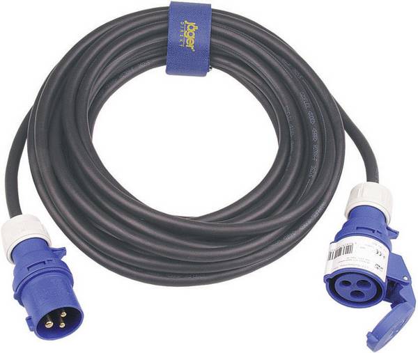 SIROX 361.410 napájecí prodlužovací kabel, 16 A, černá, 10.00 m