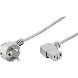 Síťový kabel s IEC zásuvkou Goobay NE3-KG/WW2, 2 m, šedá