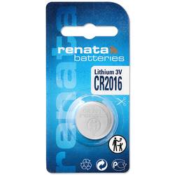 Gombíková batéria CR 2016 lítium Renata, 90 mAh, 3 V