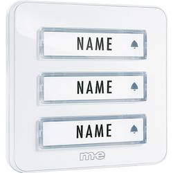 Zvonková deska M-e KTA-3 W, 3 tlačítka, max. 12 V/1 A,bílá