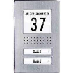 Venkovní jednotka pro domácí videotelefon m-e VDV-520.1, 2 rodiny, nerez