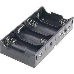 Batériový držák na 4x mono (Typ D) Goobay 10880, (d x š x v) 142 x 73 x 31 mm