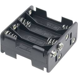 Batériový držák na 8x mignon (AA) Goobay 12470, (d x š x v) 63 x 58 x 29.5 mm