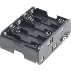 Batériový držák na 10x mignon (AA) Goobay 12460, (d x š x v) 77 x 60 x 32 mm