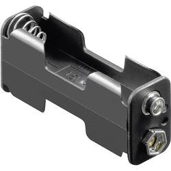 Batériový držák na 2x mignon (AA) Goobay 12461, (d x š x v) 60 x 26 x 16.5 mm