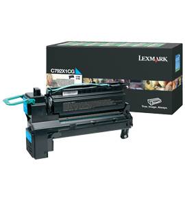 Lexmark Toner C792X1CG originál azurová 20000 Seiten C792X1CG-1