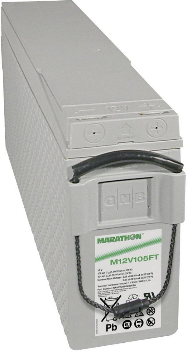 GNB Marathon EXIM12V105FT NAMF120105HM0FB olověný akumulátor 12 V 100 Ah olověný se skelným rounem (š x v x h) 110 x 238 x 511 mm šroubované M6 bezúdržbové