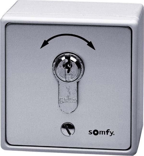Somfy 1871148  klíčový spínač pro pohon vrat   pod omítku, na omítku