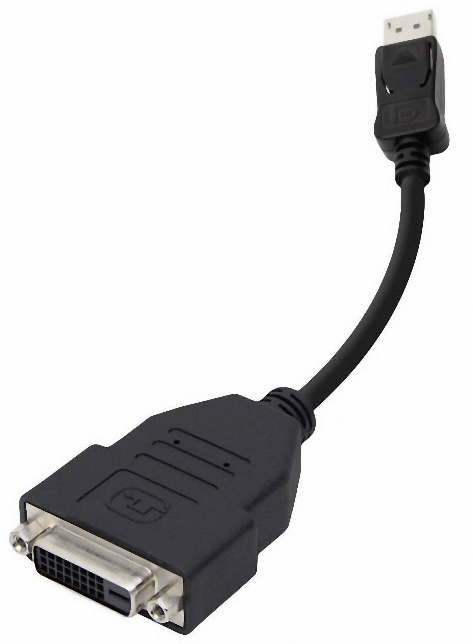club3D CAC-1000 DisplayPort / DVI adaptér [1x zástrčka DisplayPort - 1x DVI zásuvka 24+1pólová] černá 0.11 m