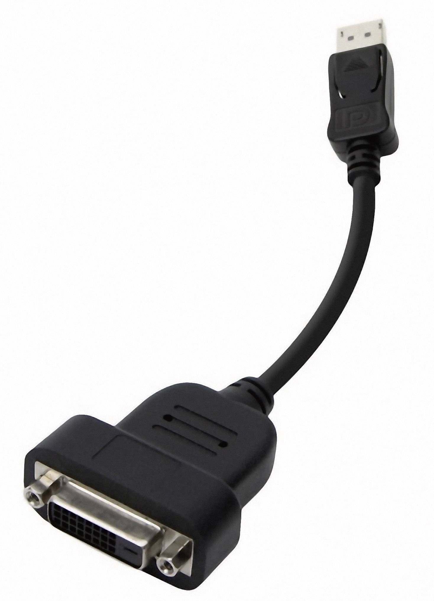 club3D CAC-1052 DisplayPort / DVI adaptér [1x zástrčka DisplayPort - 1x DVI zásuvka 24+1pólová] černá 20.00 cm