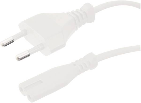 HAWA 100827 napájecí kabel  bílá 1.80 m