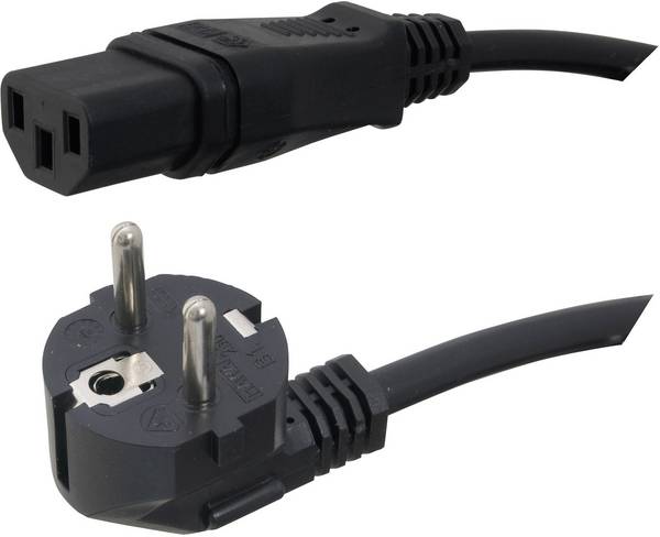 HAWA 1008232 IEC kabel  černá 2.50 m