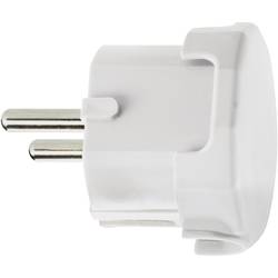 Úhlová zástrčka SchuKo GAO 624411, plast, IP20, 230 V, sivá