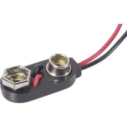 Batériový klip na 1x 9 V bloková Beltrona 9V-I-Clip, (d x š x v) 26 x 13 x 8 mm
