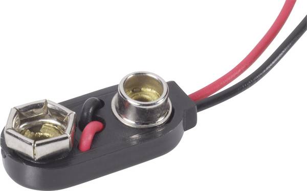 Beltrona 9V-I-Clip bateriový klip 1x 9 V tlačítkové připojení  (d x š x v) 26 x 13 x 8 mm