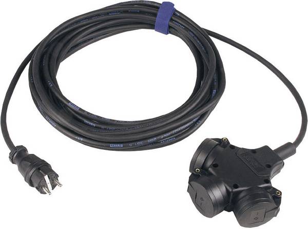 Jäger Direkt 345.503.01.01 napájecí prodlužovací kabel, 16 A, černá, 3.00 m