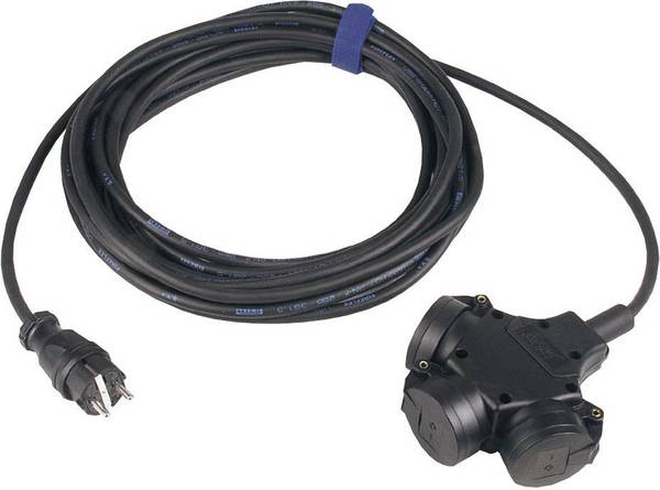 SIROX 345.510 napájecí prodlužovací kabel, 16 A, černá, 10.00 m