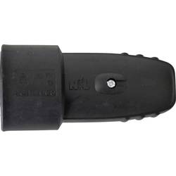 Prepojka SchuKo GAO 627763, guma, IP20, 230 V, čierna