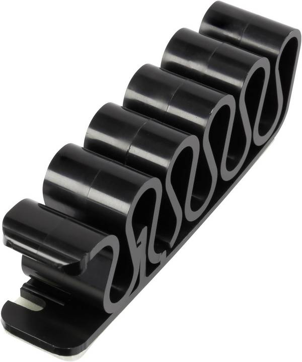 TRU COMPONENTS  kabelová spona samolepicí 630913 Průměr kabelového svazku (rozsah) 8 mm (max)   černá 1 ks