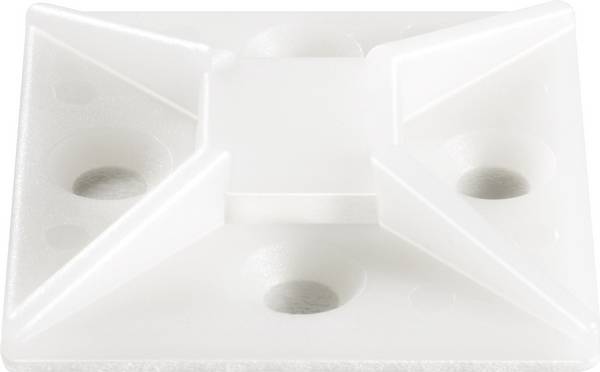 TRU COMPONENTS TC-HCR3838203 úchytka samolepicí 1593051 Průměr kabelového svazku (rozsah) 16.20 mm (max) 4cestný vstup pro provlečení černá 1 ks