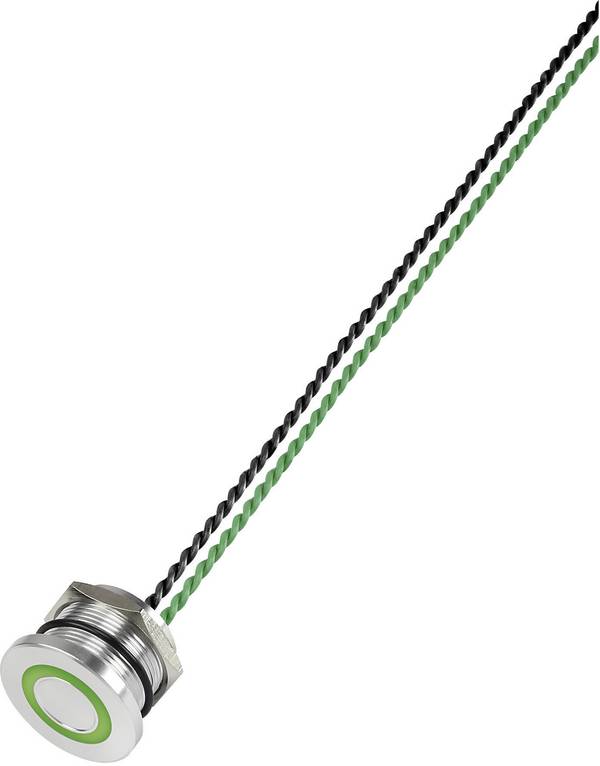 TRU COMPONENTS PS223P10Y01G24T, 649962 piezo tlačítko, 22 mm, 1 ks