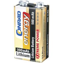 Conrad Energy Lítiová 9 V blok batéria