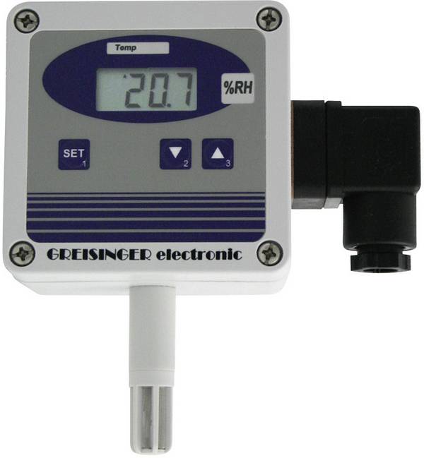Greisinger GRHU-1R-MP měřicí převodník vlhkoměru, Kalibrováno dle (ISO), 0 % rF-100 % rF, signál volná škála