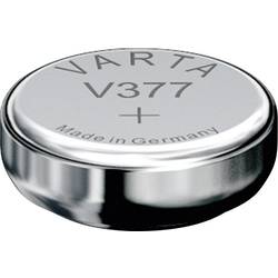 Knoflíková baterie 377, Varta SR66, na bázi oxidu stříbra, 377101401