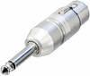 Neutrik NA2FP XLR adaptér XLR zásuvka - jack zástrčka 6,3 mm mono 1 ks