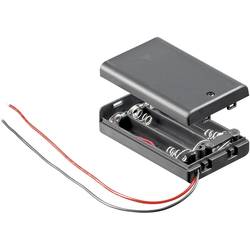 Batériový držák na 3x micro (AAA) Goobay 10885, (d x š x v) 54.4 x 37.5 x 15.3 mm