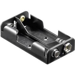 Batériový držák na 2x mignon (AA) Goobay 46904, (d x š x v) 58 x 32 x 14.5 mm