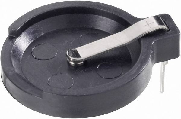 Keystone Electronics 502 držák knoflíkových baterií 1x CR 1616, CR 1620, CR 1625, CR 1632 horizontální , montáž THT (Ø x v) 19 mm x 11 mm