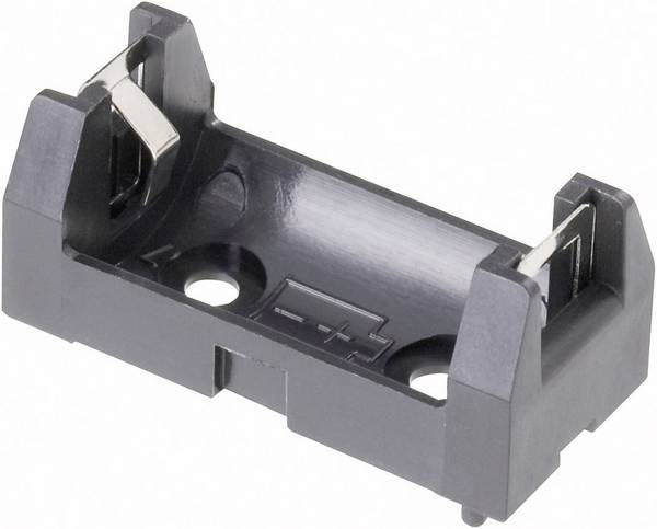 Keystone Electronics 108 bateriový držák 1x 1/2 AA pájený konektor (d x š x v) 34.5 x 16 x 15 mm