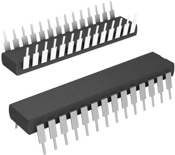 Microchip Technology PIC16C73B-04/SP mikrořadič SPDIP-28  8-Bit 4 MHz Počet vstupů/výstupů 22